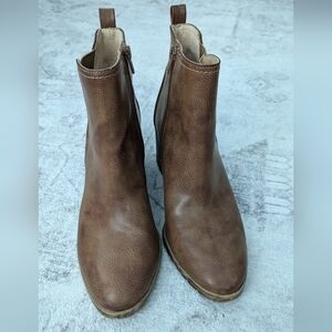 LifeStride Mesa Faux Leather Ankle Boots Women's Size 9M